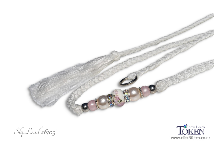 Blush Dog Show Slip Lead